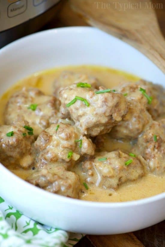 Easy Instant Pot Homemade Swedish Meatballs