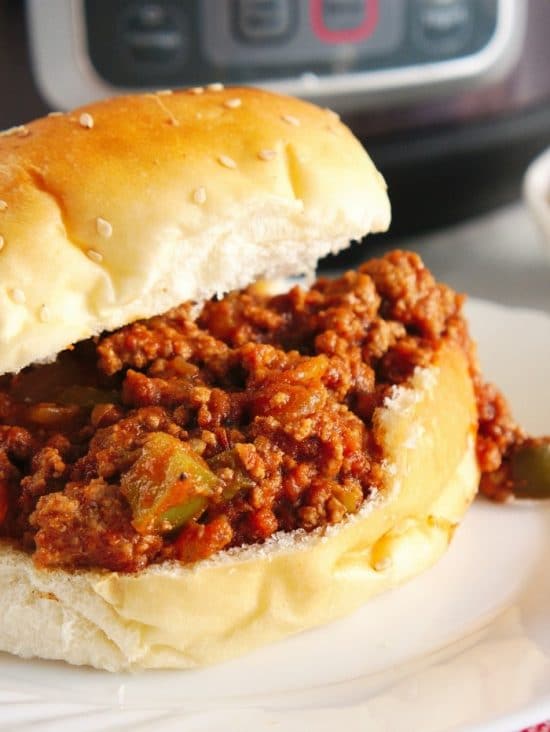 Instant Pot Sloppy Joes from The Typical Mom