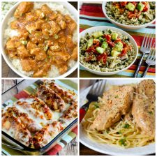 Instant Pot Chicken Dinners top photo collage