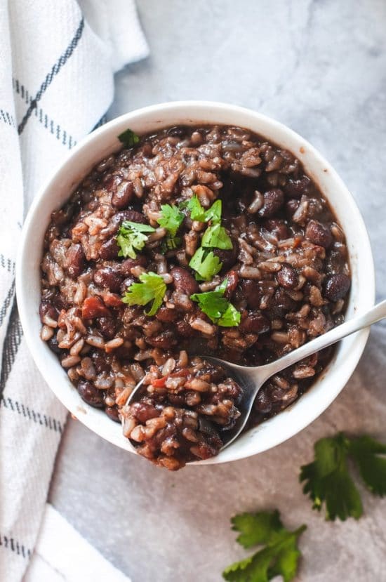 The BEST Instant Pot or Slow Cooker Black Beans and Rice Recipes found on Slow Cooker or Pressure Cooker