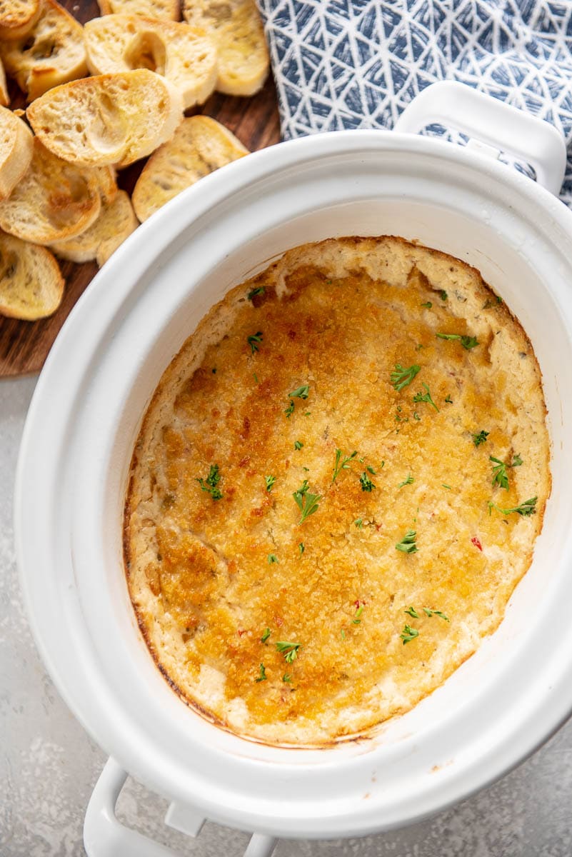 Slow Cooker Crab Dip from Slow Cooker Gourmet