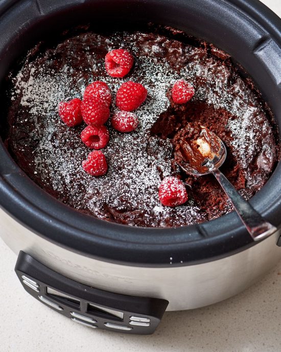 Slow Cooker Chocolate Lava Cake from The Kitchn