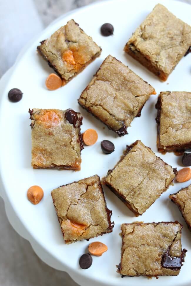 Slow Cooker Chocolate Chip Cookie Bars from 365 Days of Slow + Pressure Cooking