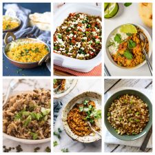 Slow Cooker or Instant Pot Recipes for Lentils top photo collage