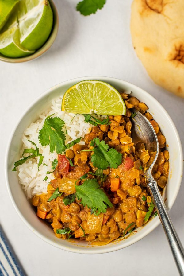 Lentil Coconut Curry from Slender Kitchen