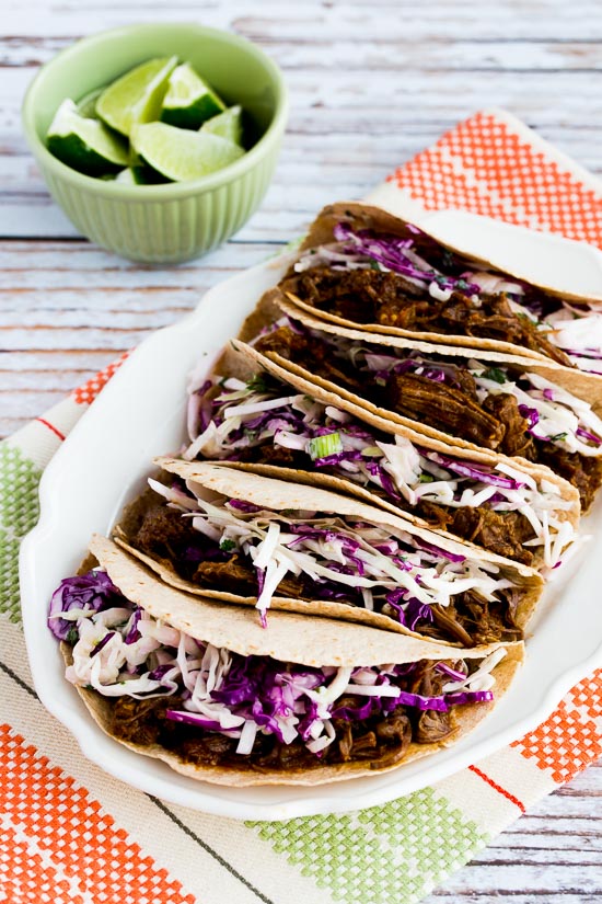 Low-Carb Flank Steak Tacos from Kalyn's Kitchen