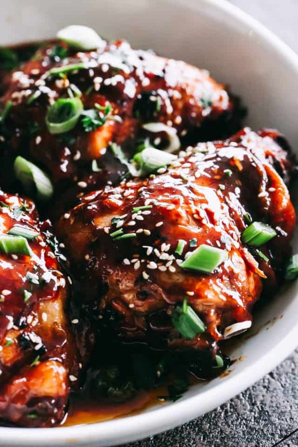 Instant Pot Honey Garlic Chicken from Diethood