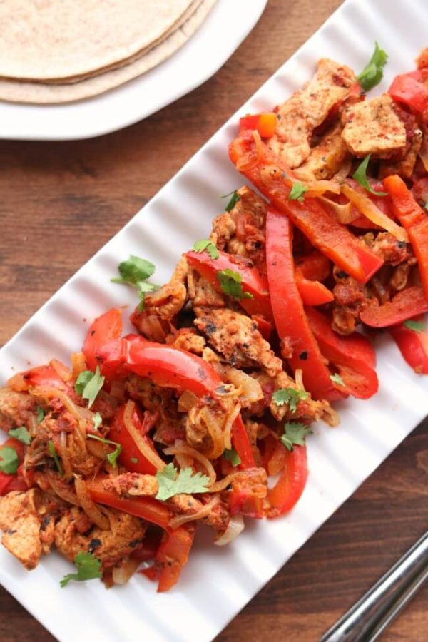 Instant Pot or SlowCooker Pork Chop Fajitas from 365 Days of Slow + Pressure Cooking