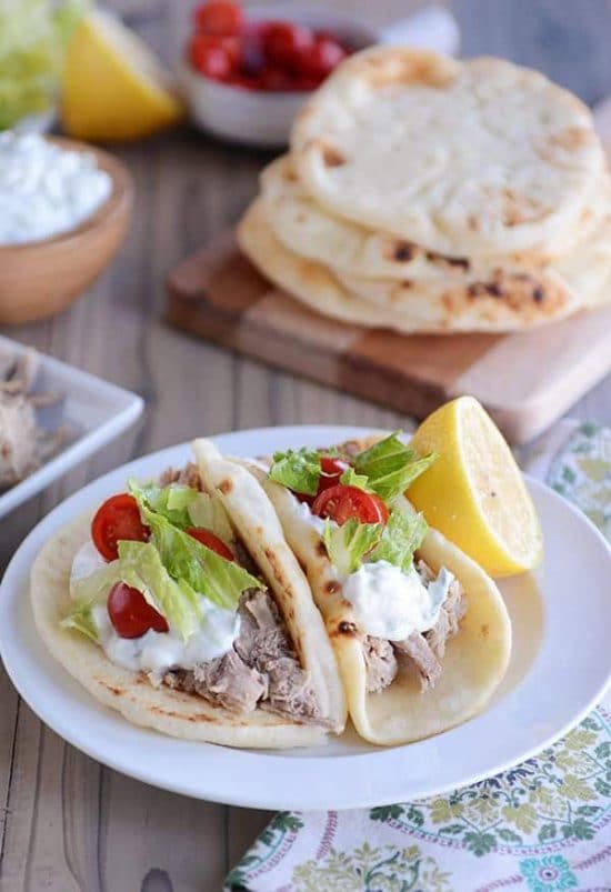 Slow Cooker or Instant Pot Greek Pork from Mel's Kitchen Cafe