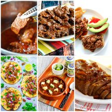 Slow Cooker or Instant Pot Recipes for Southwestern Beef photo collage