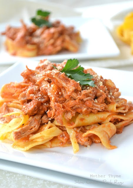 Slow Cooker Pork Ragu from Mother Thyme