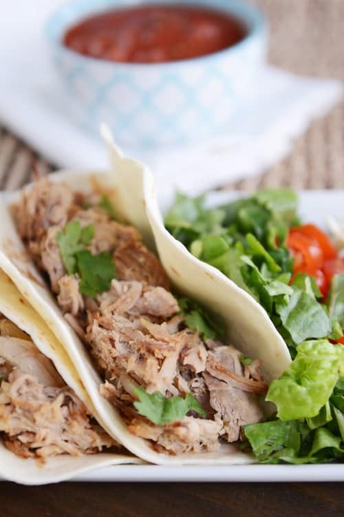 Slow Cooker Pork Carnitas from Mel's Kitchen Cafe