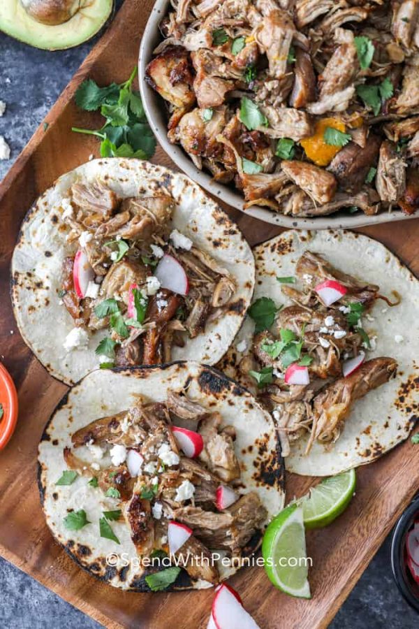 Slow Cooker Pork Carnitas from Spend with Pennies
