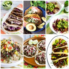 Instant Pot Mexican Shredded Beef collage of featured recipes