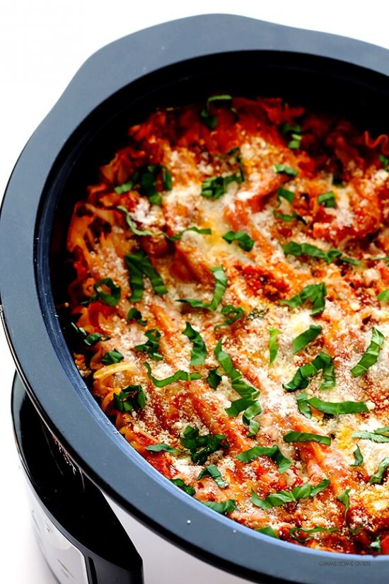 Slow Cooker Lasagna from Gimme Some Oven