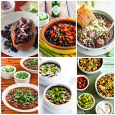 Slow Cooker Recipes with Black Beans top photo collage