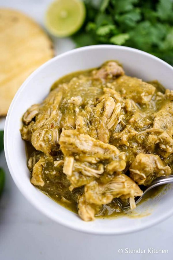 Authentic Chile Verde from Slender Kitchen