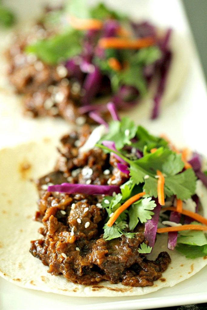 Slow Cooker or Instant Pot Korean Beef Tacos Slow Cooker or Pressure