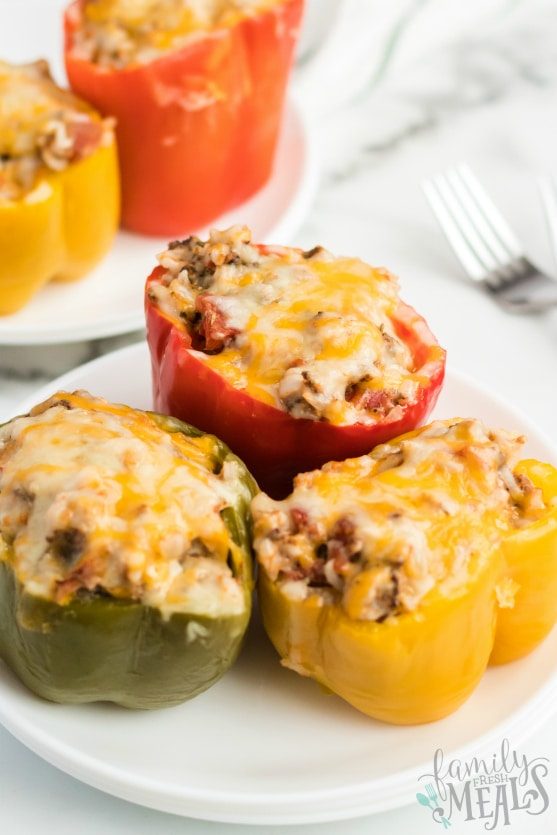 Instant Pot Stuffed Peppers from Family Fresh Meals