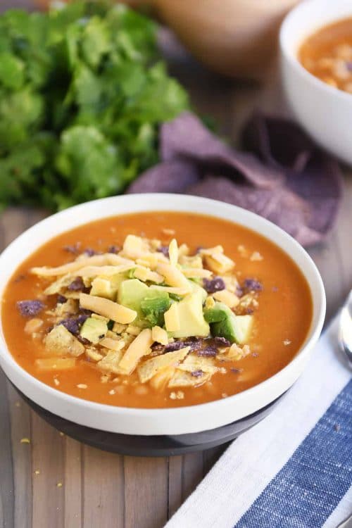 Chicken Enchilada Soup from Mel's Kitchen Cafe