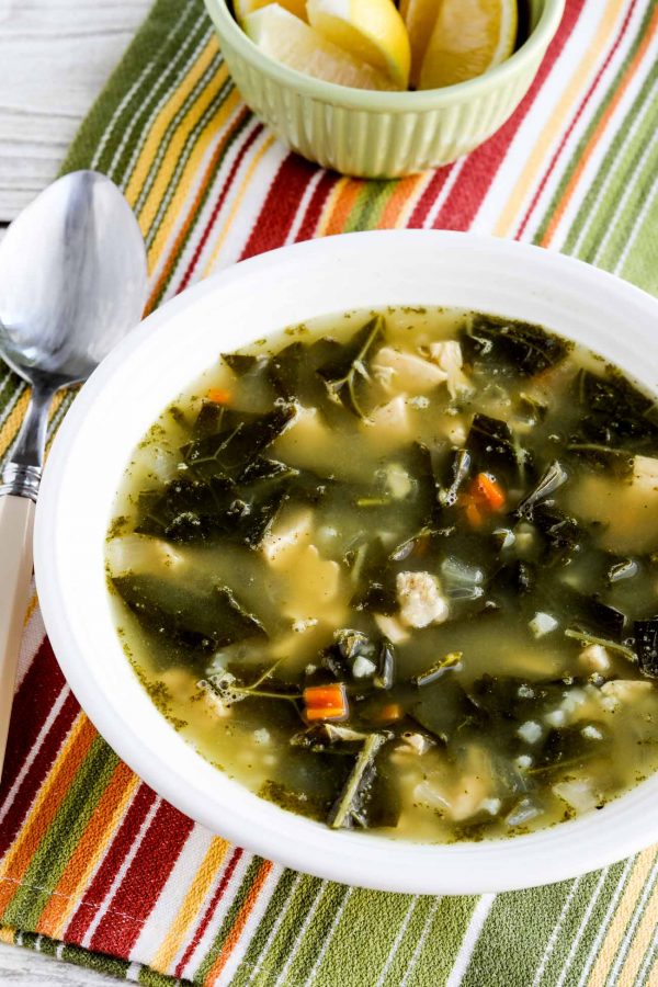 Soup with Collards, and Lemon from Kalyn's Kitchen