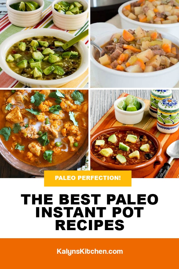 Pinterest image of The BEST Paleo Instant Pot Recipes