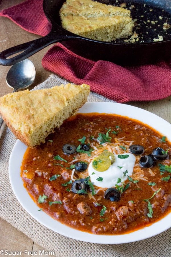 Slow Cooker Low-Carb No-Bean Chili from Sugar-Free Mom