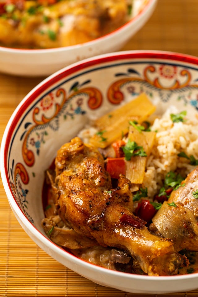 Slow Cooker Red Curry Chicken from Sidewalk Shoes