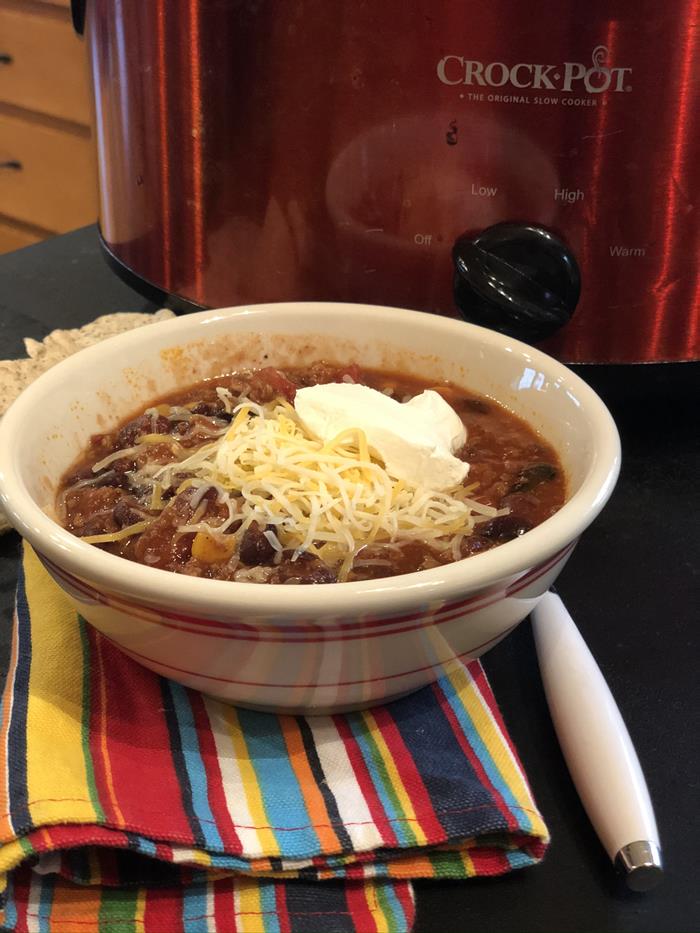 Beef Enchilada Soup from Lynn's Kitchen Adventures