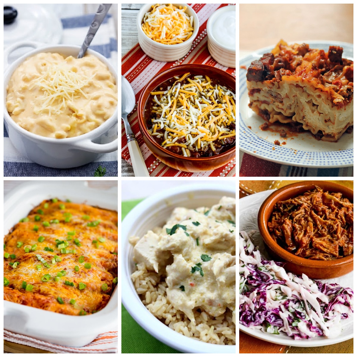 The Best Kid-Friendly Slow Cooker Dinners collage of featured recipes
