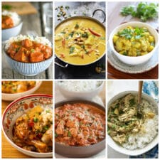 Slow Cooker Chicken Curry collage of featured recipes