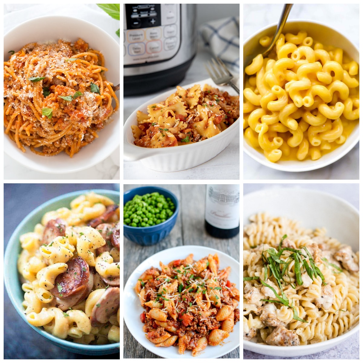 The Best Instant Pot Pasta Recipes college photo of featured recipes