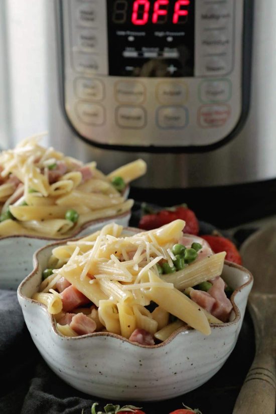 Instant Pot Ham and Penne Pasta from Julie's Eats and Treats