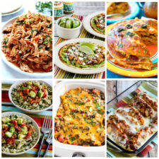 Slow Cooker and Instant Pot Mexican Food Recipes collage of featured recipes
