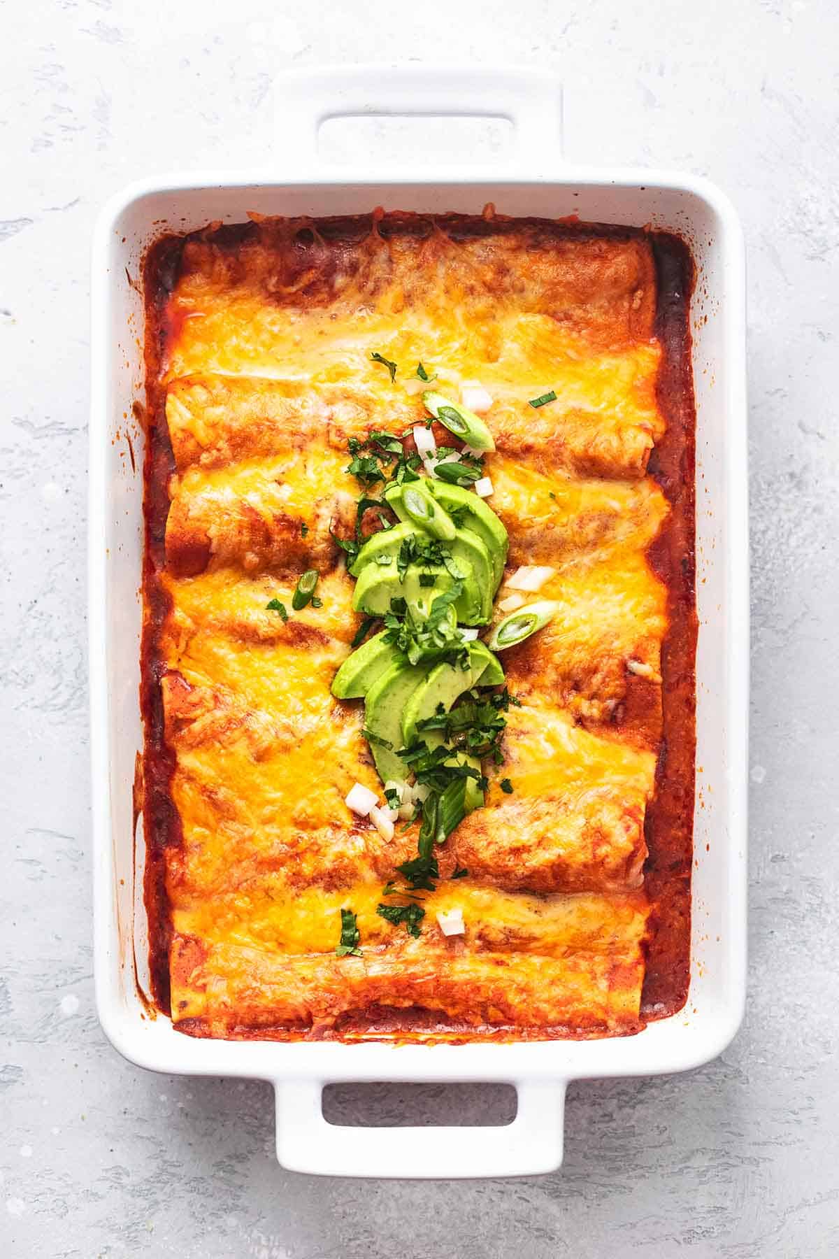 Instant Pot Beef Enchiladas from Creme de la Crumb