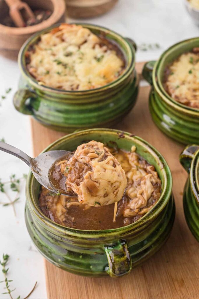 Instant Pot French Onion Soup from Shugary Sweets