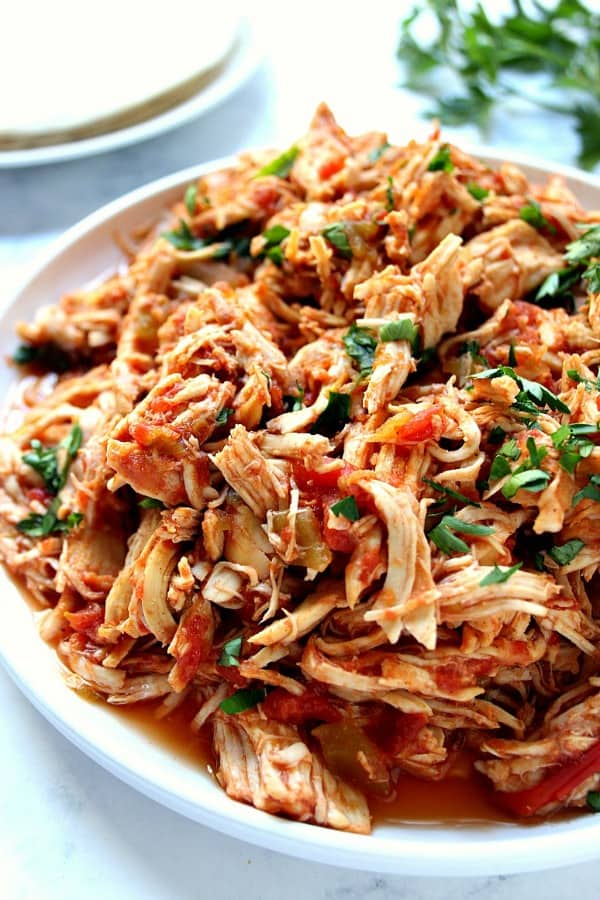 Slow Cooker Mexican Chicken from Crunchy Creamy Sweet