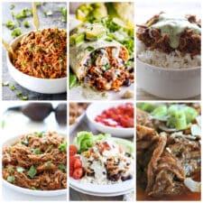Cafe Rio Sweet Pork Recipes collage of featured recipes
