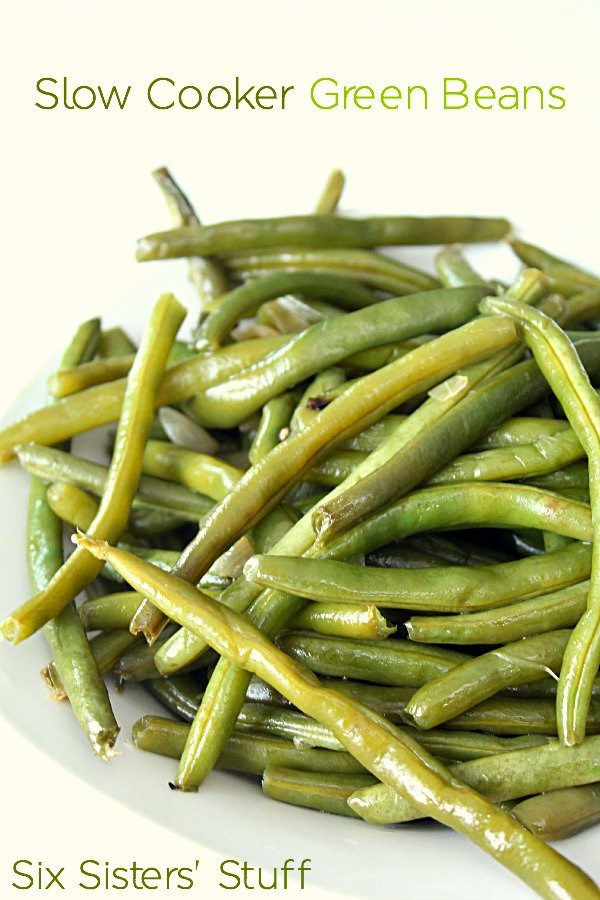 Slow Cooker Green Beans from Six Sisters' Stuff