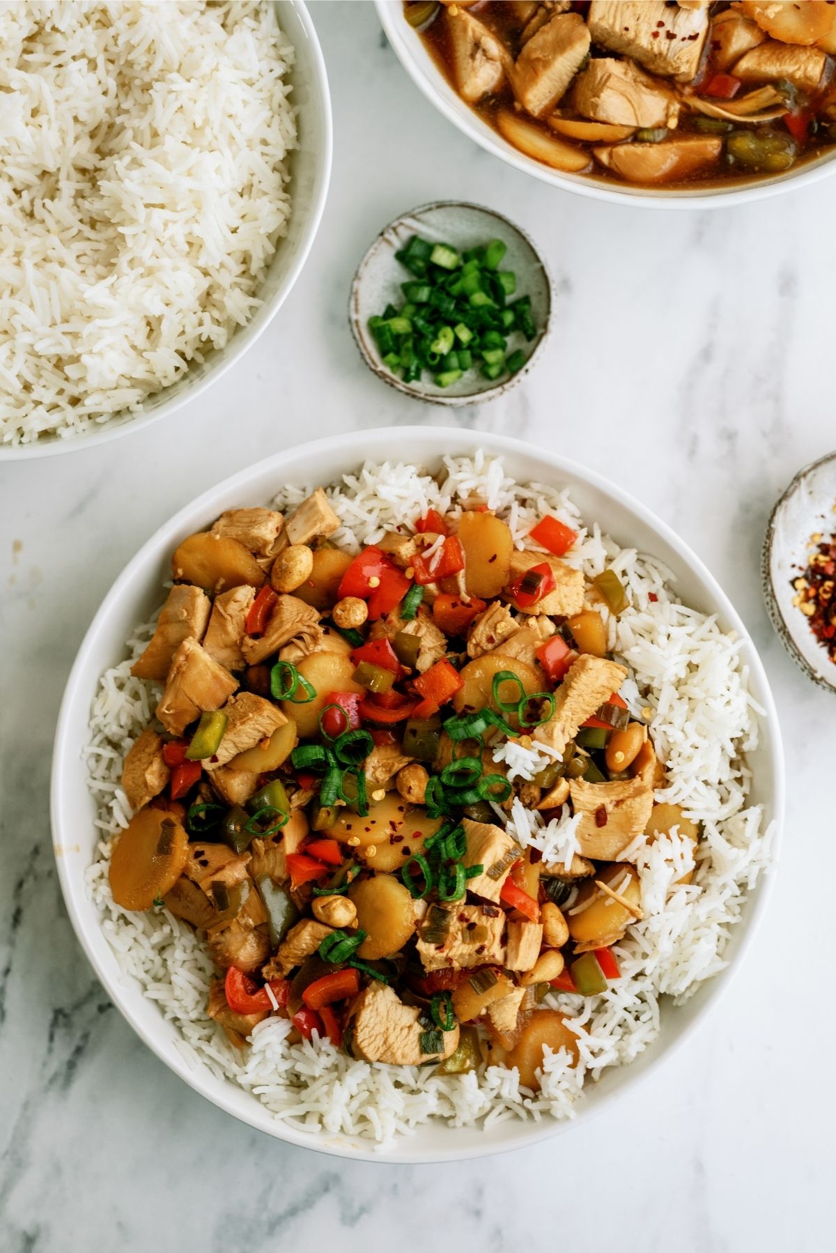 Slow Cooker Kung Pao Chicken from Six Sisters' Stuff