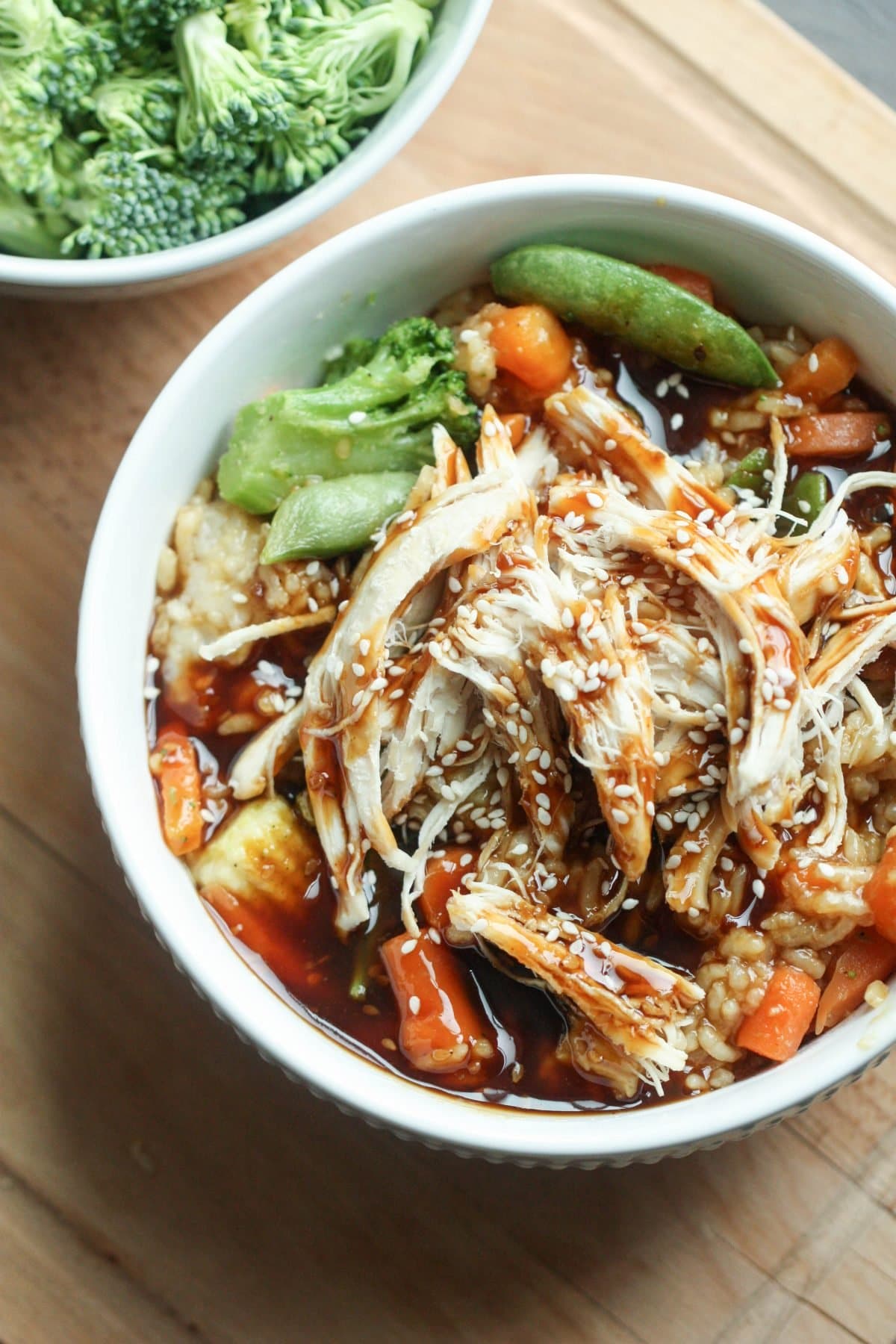 Instant Pot Teriyaki Chicken Bowls from Six Sisters' Stuff