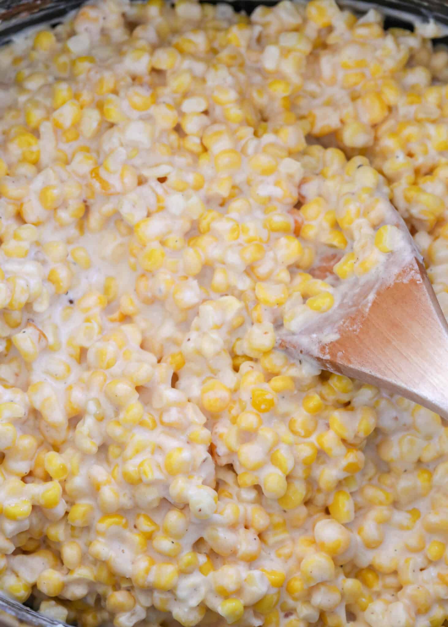 Rudy's Slow-Cooker Creamed Corn from Barefeet in the Kitchen