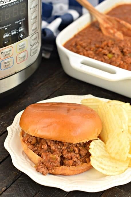 Instant Pot Sloppy Joes Recipe from Shugary Sweets
