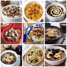 Recipes for Steel Cut Oats (Slow Cooker or Instant Pot) collage of featured recipes