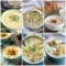 Instant Pot Potato Soup Recipes collage of featured recipes