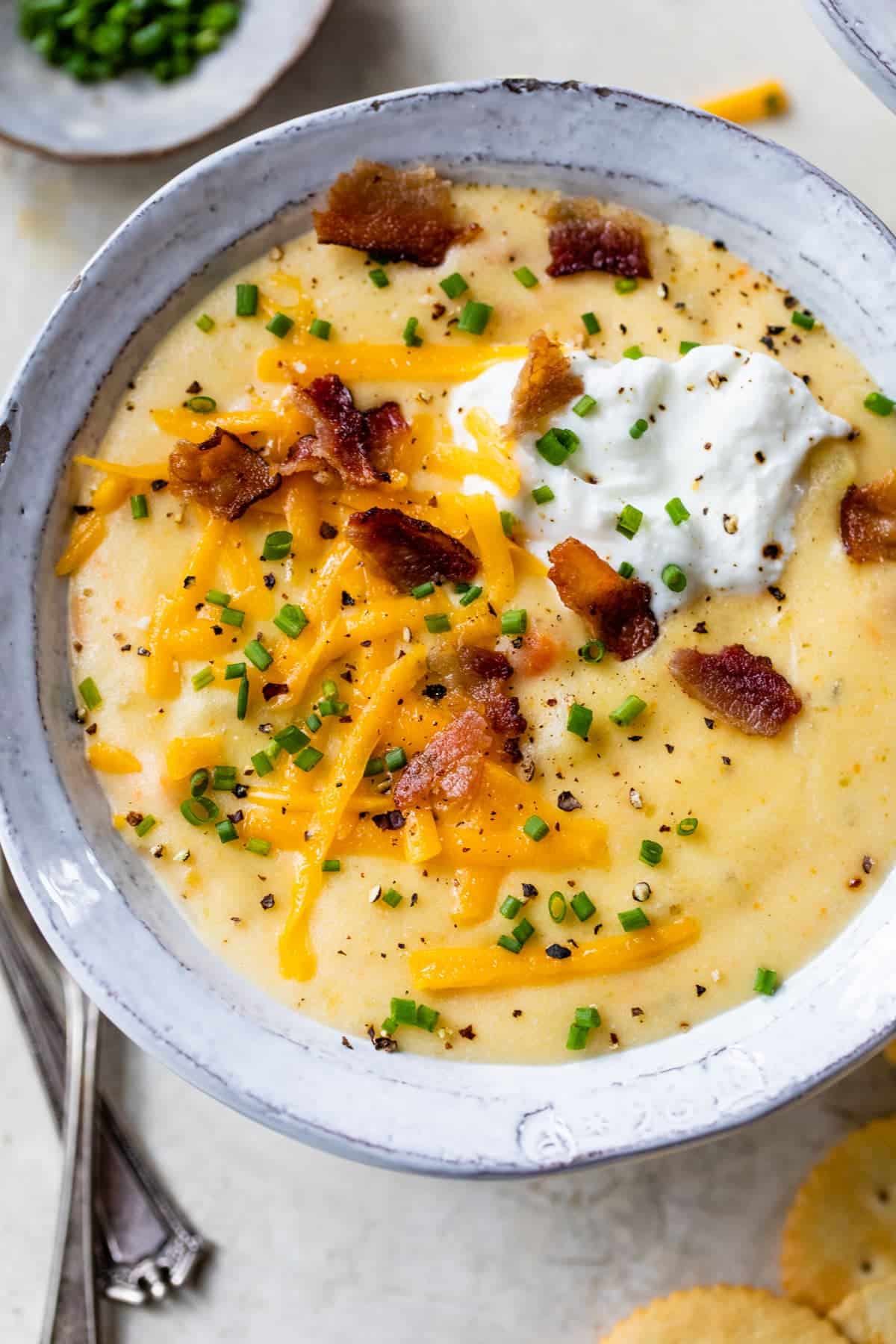 Crockpot Potato Soup from Well Plated