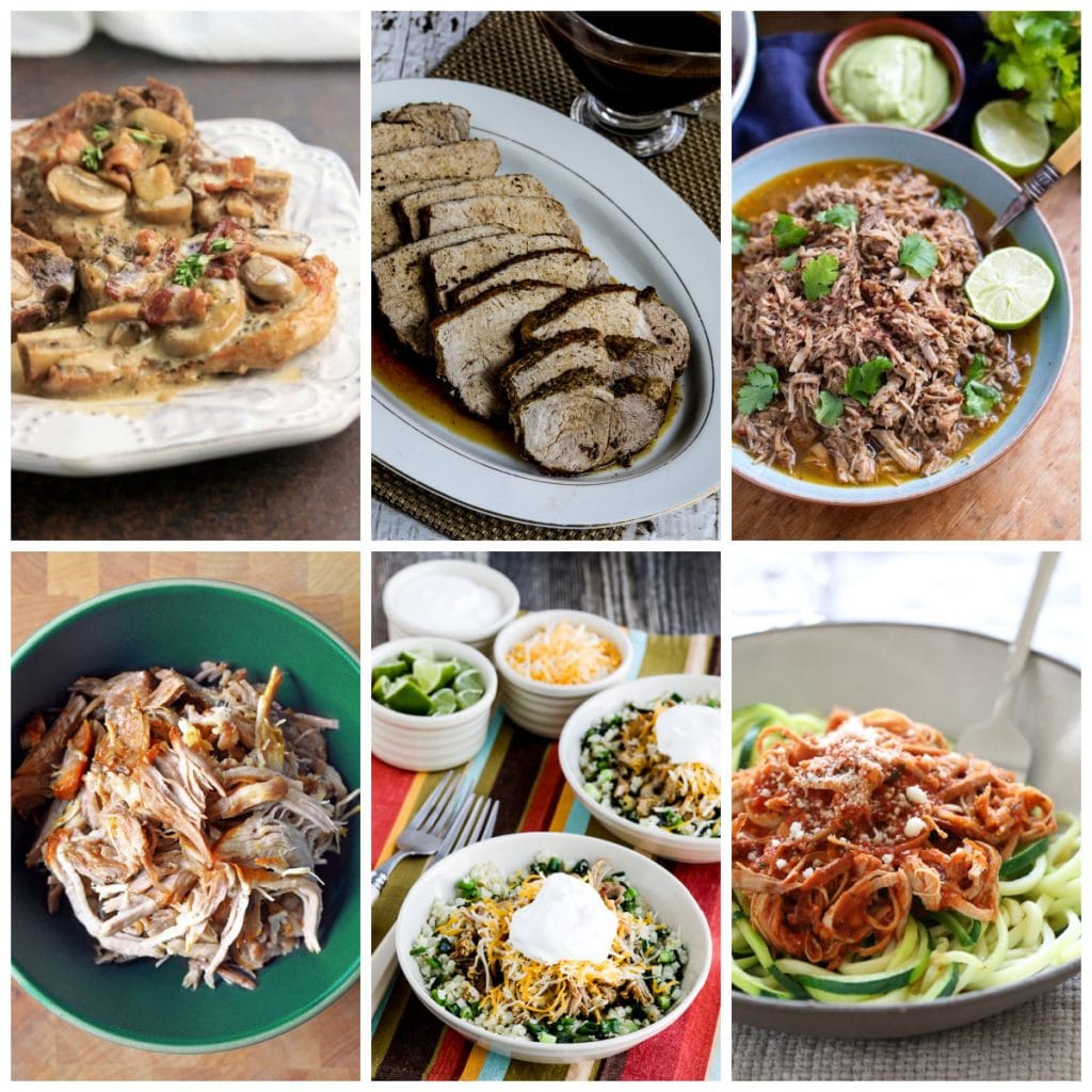 LowCarb and Keto Instant Pot Dinners with Pork Slow Cooker or