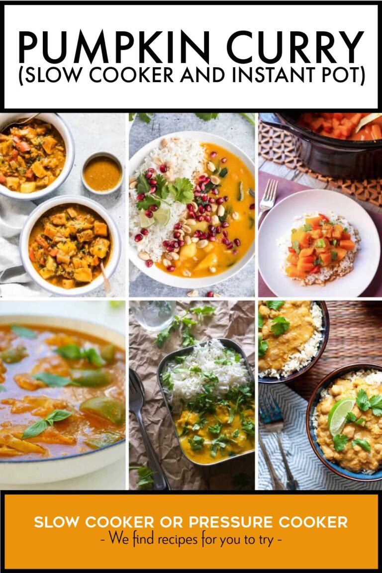 Pumpkin Curry (Slow Cooker and Instant Pot) Slow Cooker or Pressure