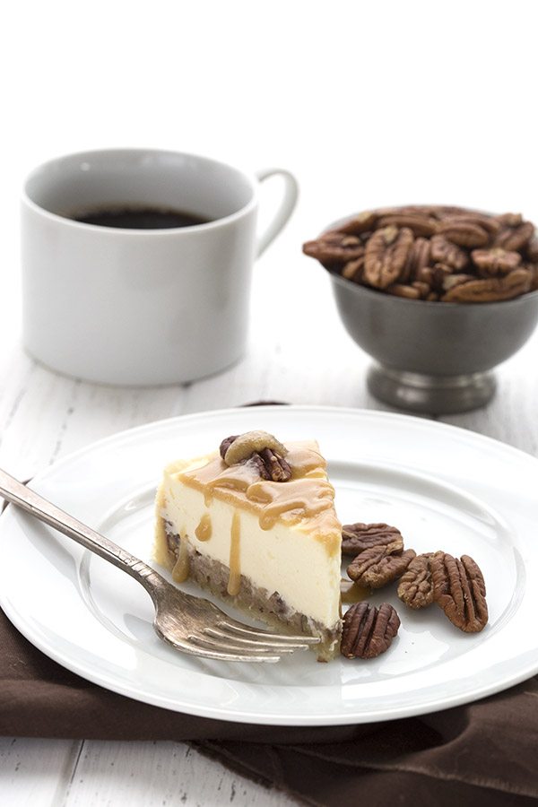 Instant Pot Low-Carb Pecan Pie Cheesecake from All Day I Dream About Food
