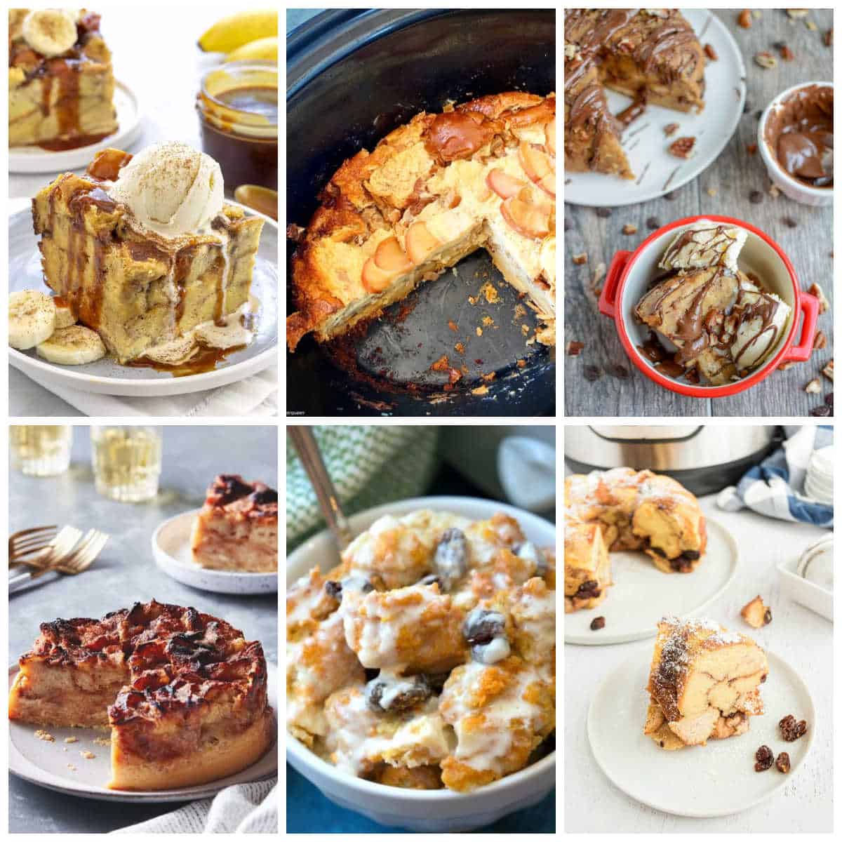 Slow Cooker and Instant Pot Bread Pudding Recipes